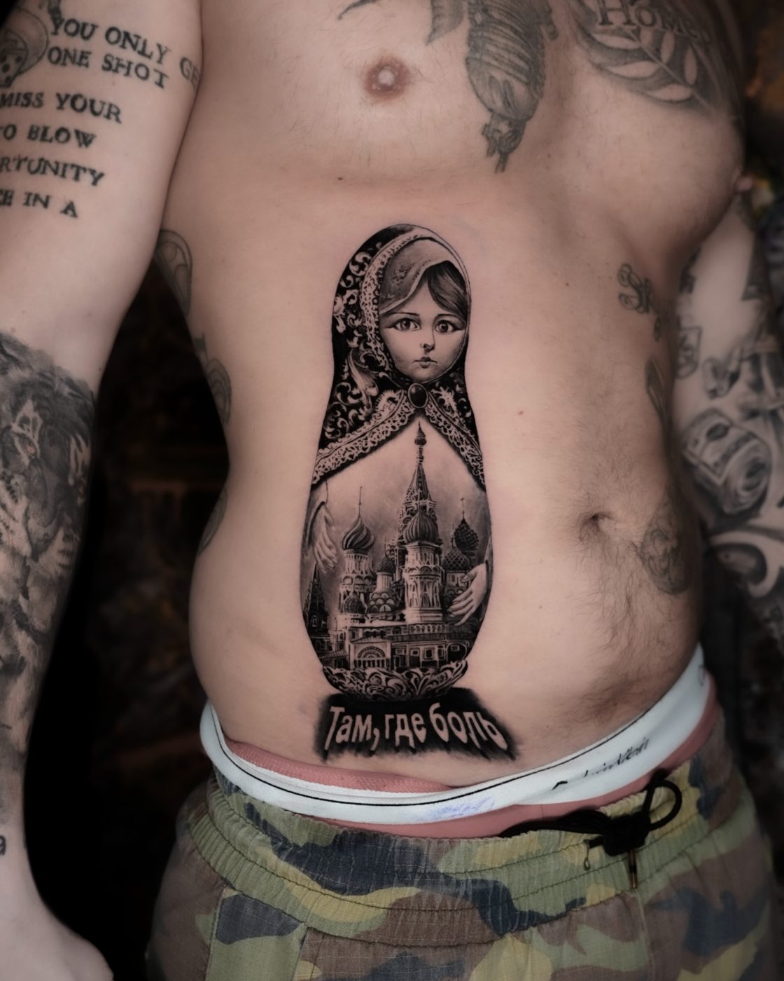Tattoo work — Black & Grey