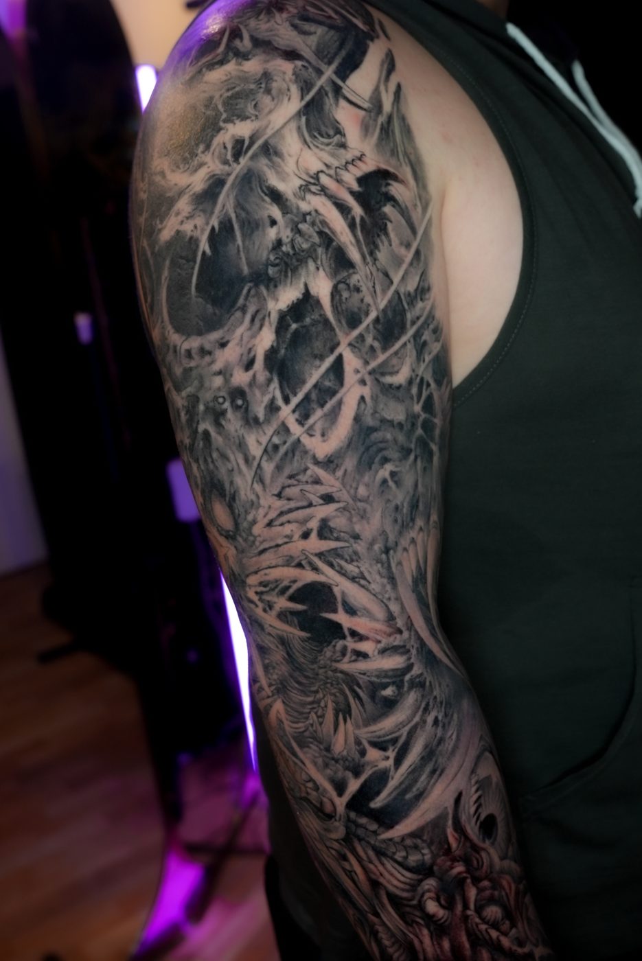 Tattoo work — Black & Grey