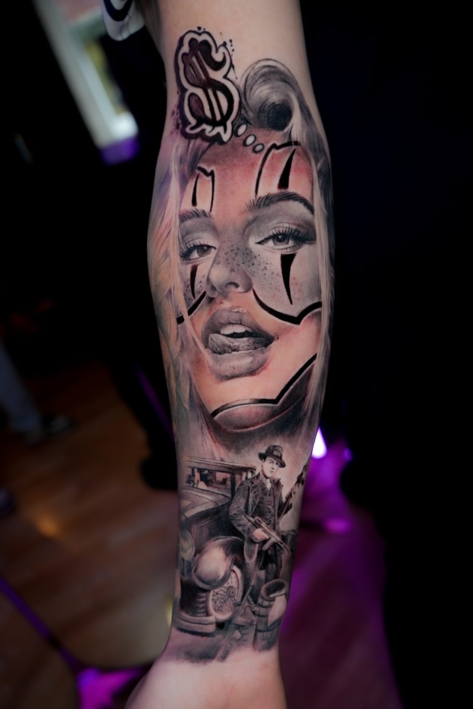 Tattoo work — Black & Grey