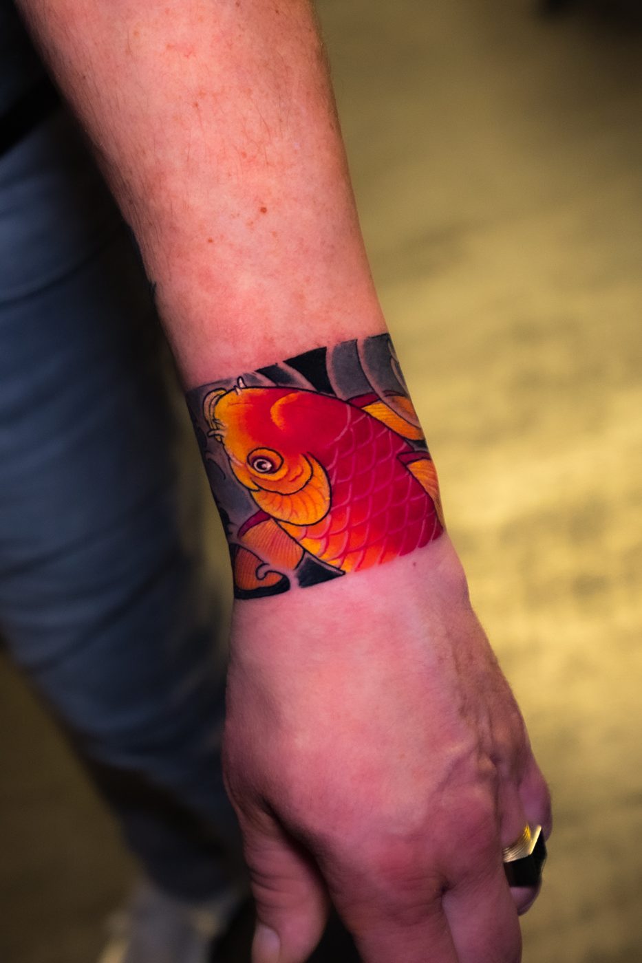 Tattoo work — Colour