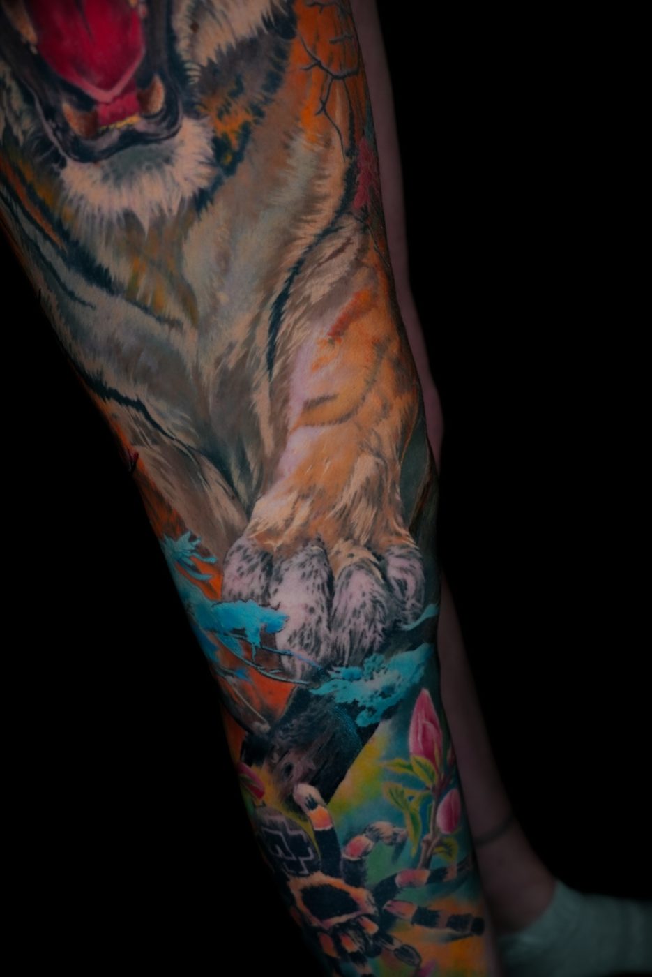 Tattoo work — Colour