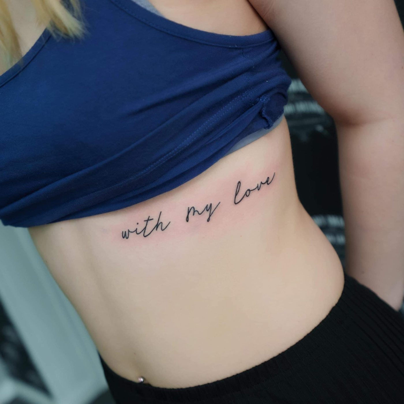 Tattoo work — Lettering