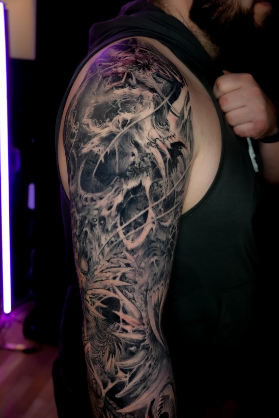 Tattoo work — Black & Grey