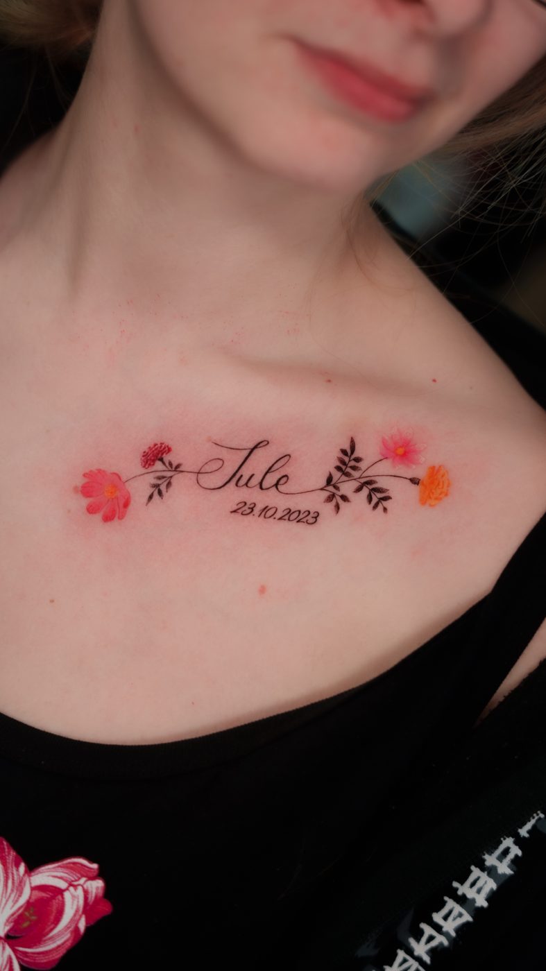 Tattoo work — Lettering