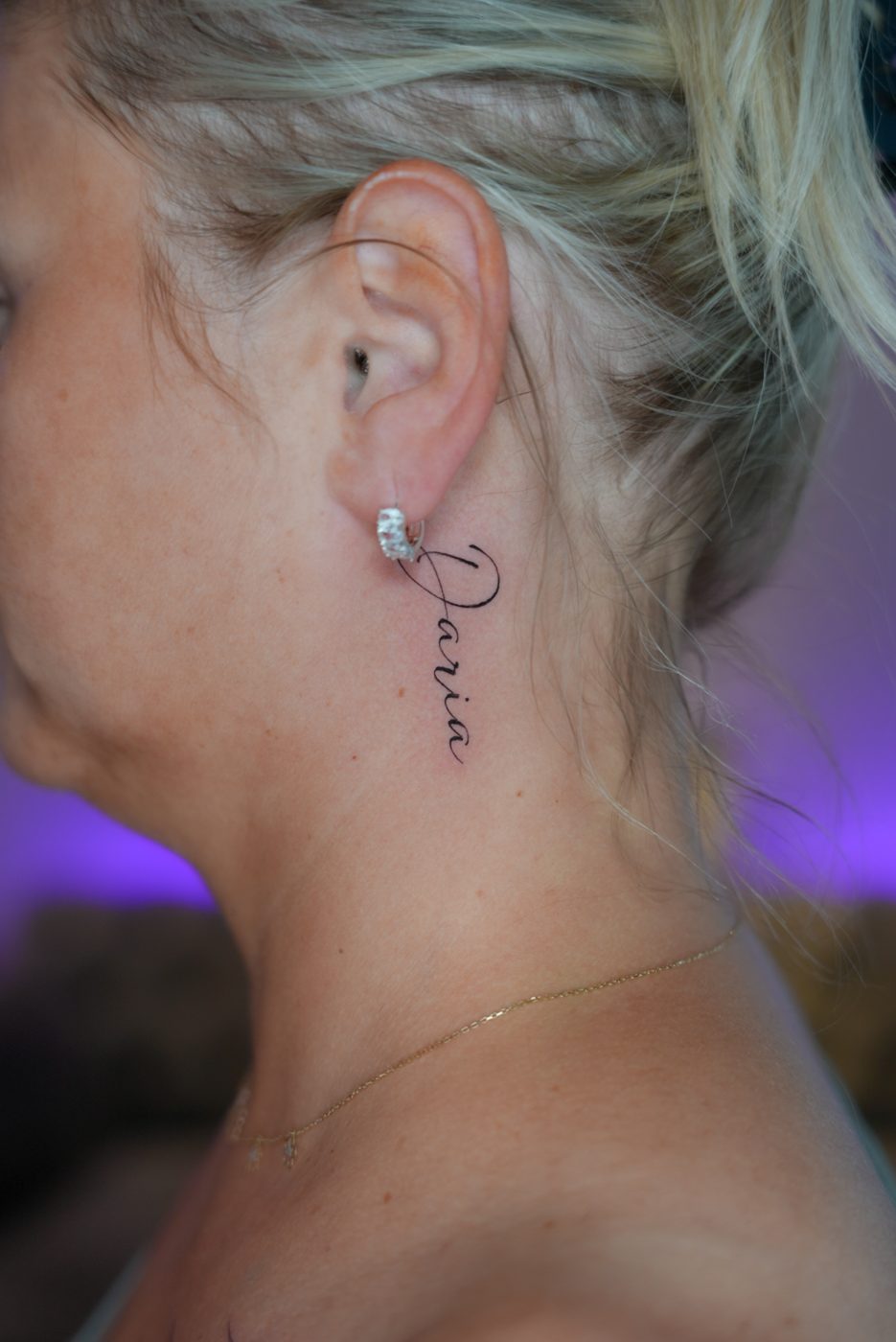 Tattoo work — Lettering