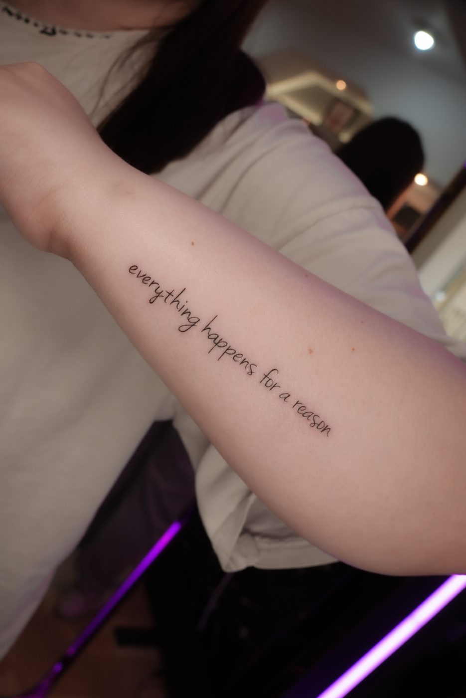 Tattoo work — Lettering