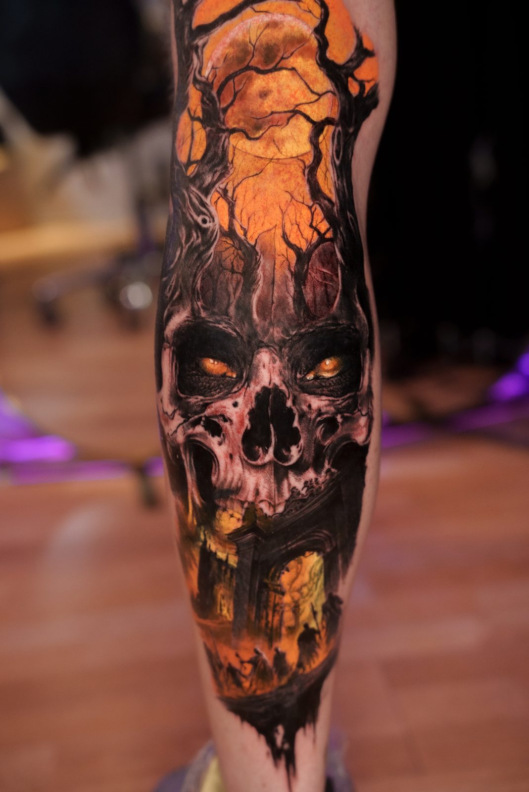 Tattoo work — Colour